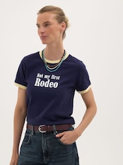 Hush Blue Not My First Rodeo Graphic T-Shirt - Image 1 of 5