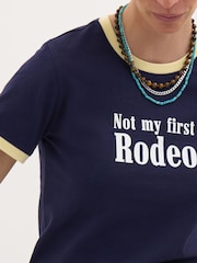 Hush Blue Not My First Rodeo Graphic T-Shirt - Image 4 of 5