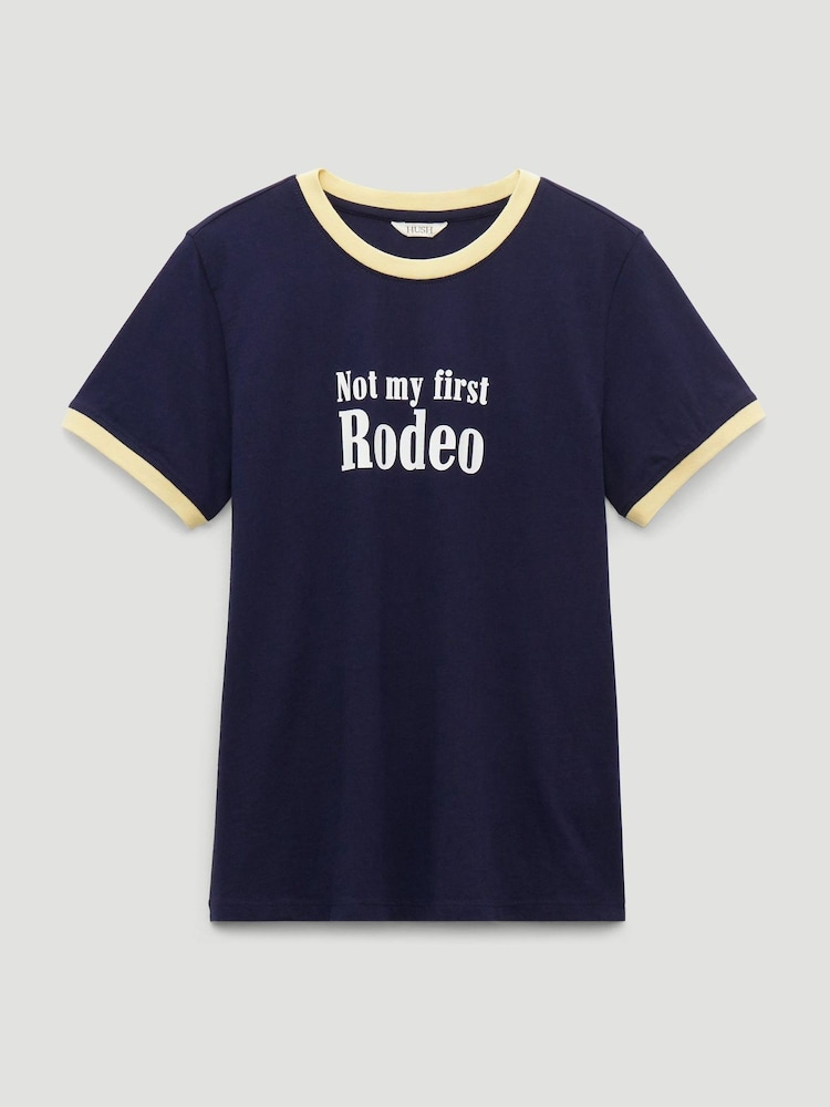 Hush Blue Not My First Rodeo Graphic T-Shirt - Image 5 of 5