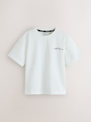 smALLSAINTS Black/White Script Crew Neck Relaxed T-Shirts 3 Pack - Image 2 of 7