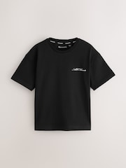 smALLSAINTS Black/White Script Crew Neck Relaxed T-Shirts 3 Pack - Image 4 of 7