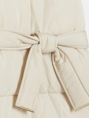 River Island Cream Long Line Padded Gilet - Image 5 of 5