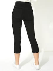 Roman Black Cropped Denim Jeggings - Image 2 of 3