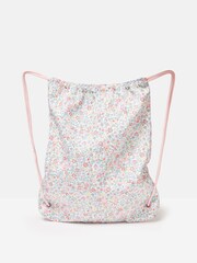 Joules Sandwell Multi Printed Drawstring Bag - Image 2 of 4