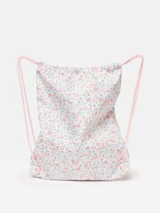 Joules Sandwell Multi Printed Drawstring Bag - Image 3 of 4
