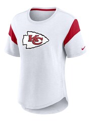 Fanatics NFL Kansas City Chiefs Slub Fashion White Top - Image 2 of 3