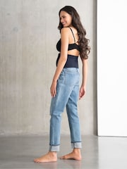 Seraphine Blue Post Maternity Boyfriend Jeans - Image 3 of 6