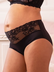 Seraphine Maternity Mid Bump Black Briefs - Image 5 of 6