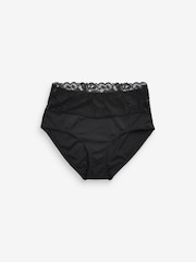 Seraphine Maternity Mid Bump Black Briefs - Image 6 of 6