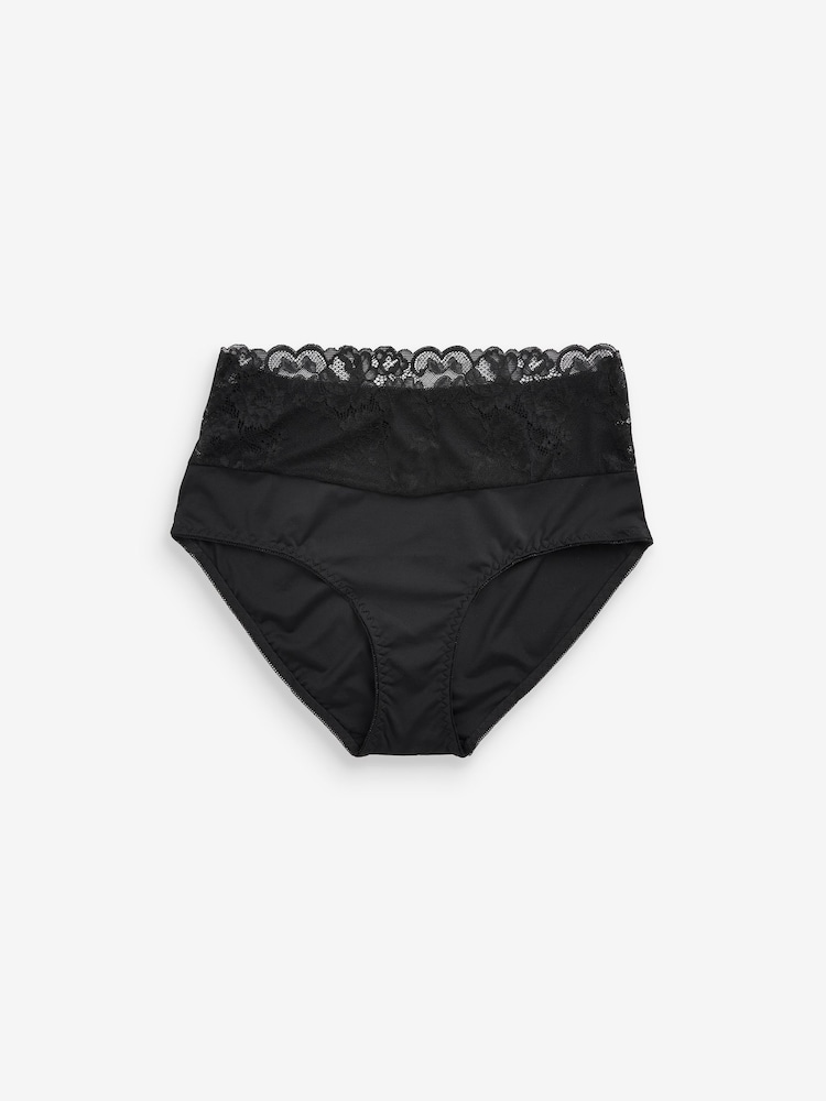 Seraphine Maternity Mid Bump Black Briefs - Image 6 of 6