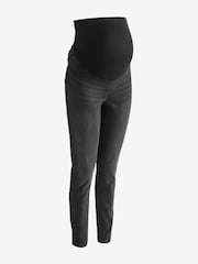 Seraphine Skinny Overbump Black Maternity Jeans - Image 6 of 6