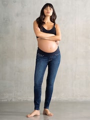 Seraphine Blue Maternity Skinny Jeans - Image 1 of 3