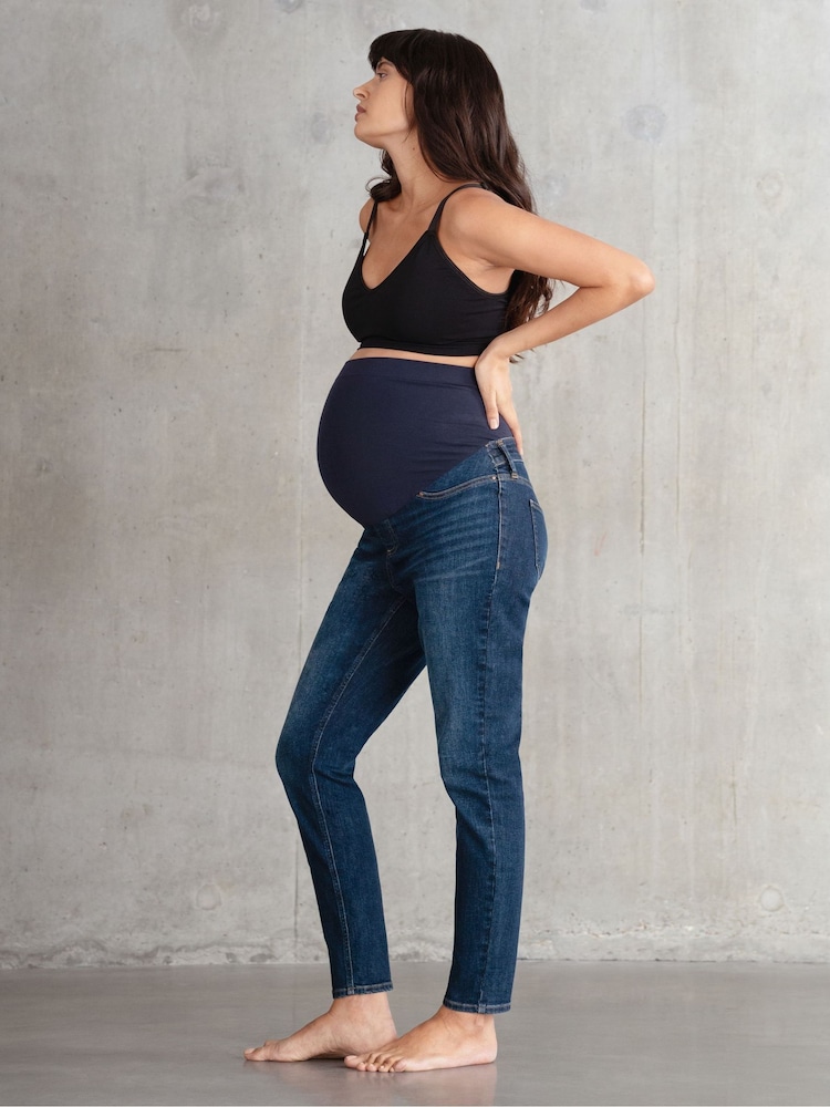 Seraphine Blue Skinny Maternity Jeans - Image 2 of 6
