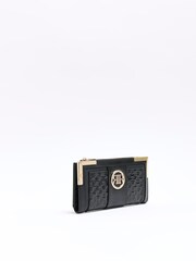 River Island Black Embossed Monogram Purse - Image 3 of 5