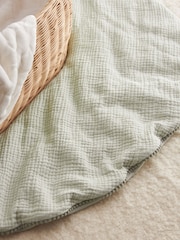Sage Green Pom Baby Mat - Image 2 of 6