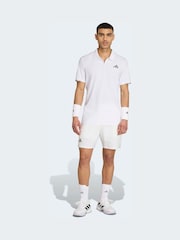adidas White Climacool Tennis Shorts & Inner Tights Set Pro - Image 3 of 7