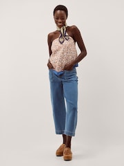 Monsoon Ari Floral Scarf Bandeau Top - 圖片 1/5