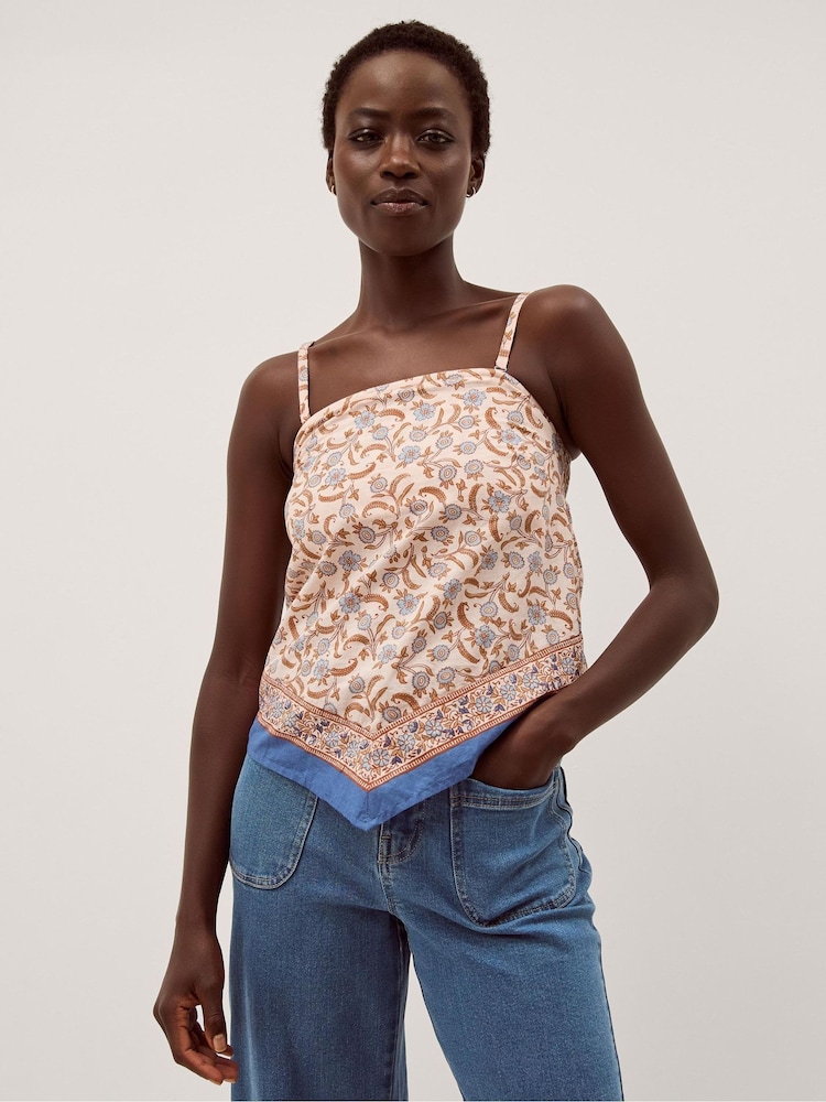 Monsoon Ari Floral Scarf Bandeau Top - 圖片 2/5