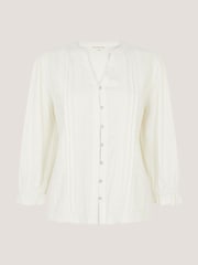 Monsoon Cream Leila Lace Trim Shirt - Image 1 of 1