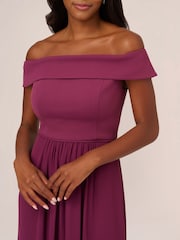 Adrianna Papell Crepe Chiffon Gown - Image 4 of 7