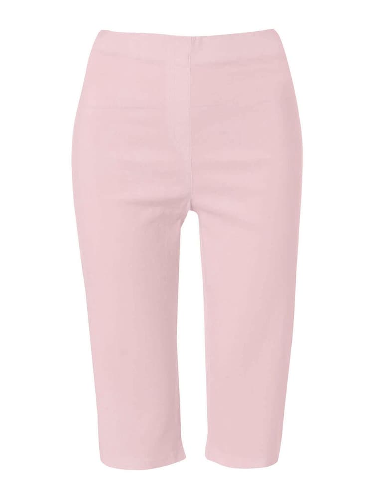 Roman Light Pink Knee Length Stretch Shorts - Image 3 of 3
