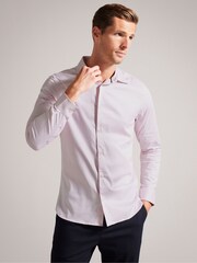 Ted Baker Pink Faenza Geo Shirt - Image 1 of 6