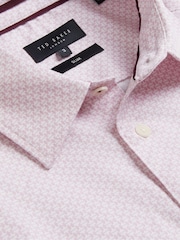 Ted Baker Pink Faenza Geo Shirt - Image 6 of 6