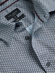 Ted Baker Blue Faenza Geo Shirt - Image 5 of 6
