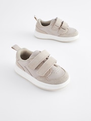 Neutral - Baby Velcrolukning Læder First Walker Sko - Billede 1 af 6
