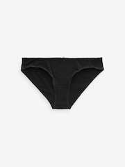Black Bikini Cotton Rich Knickers 8 Pack - Image 5 of 5