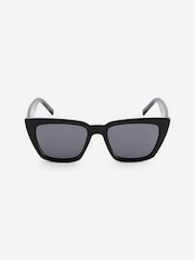 Black Angled Wayfarer Polarised Sunglasses - Image 4 of 6