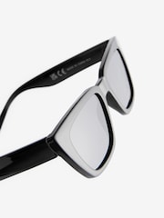 Black Angled Wayfarer Polarised Sunglasses - Image 5 of 6
