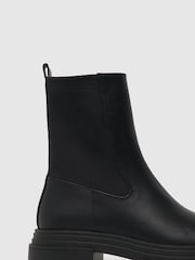 Schuh Alessia Chunky Sock Back Boots - Image 1 of 4