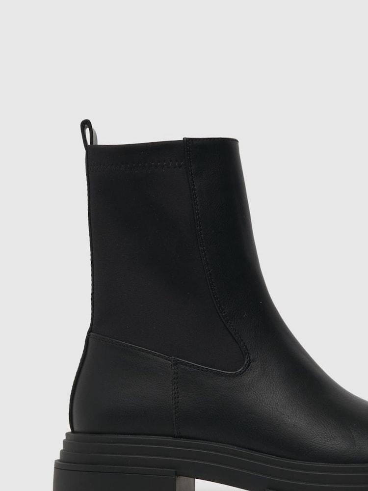 Schuh Alessia Chunky Sock Back Boots - Image 1 of 4