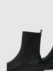 Schuh Alessia Chunky Sock Back Boots - Image 3 of 4