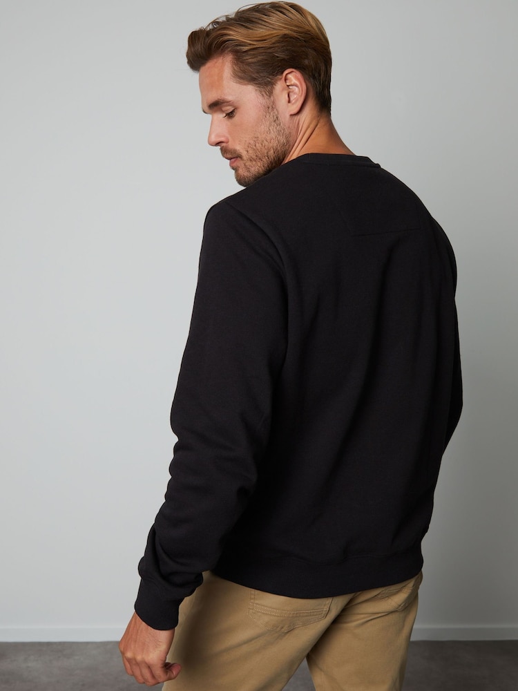 أسود - Threadbare Crew Neck Sweatshirts 3 Pack - صورة 2 من 4
