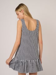 Nobodys Child Black Millie Gingham Mini Dress - Image 3 of 5