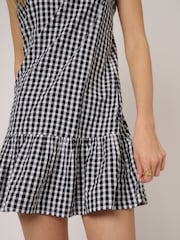 Nobodys Child Black Millie Gingham Mini Dress - Image 4 of 5