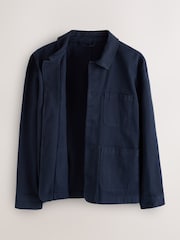 Navy Blue Garment Dyed Chore Jacket - Image 2 of 5