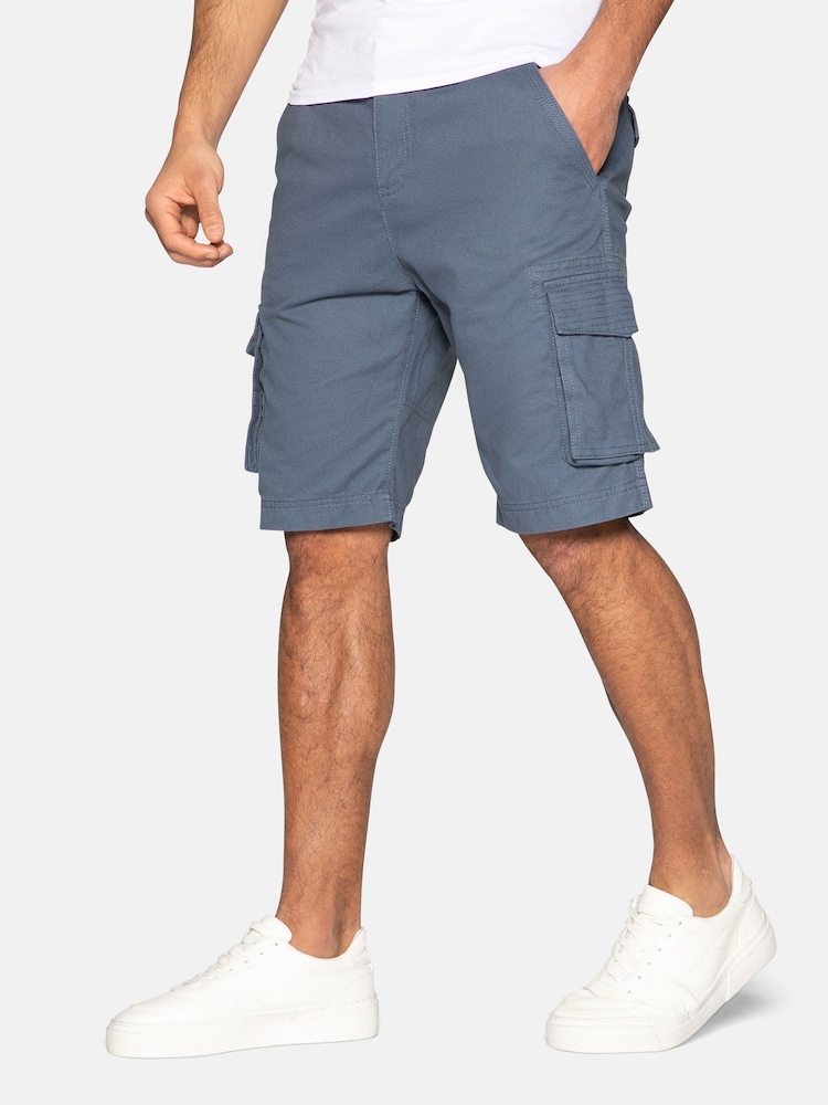 Azul - Pantalones cortos cargo de algodón 100 % de Threadbare - Imagen 1 de 4 Azul - Pantalones cortos cargo de algodón 100 % de Threadbare - Imagen 1 de 4