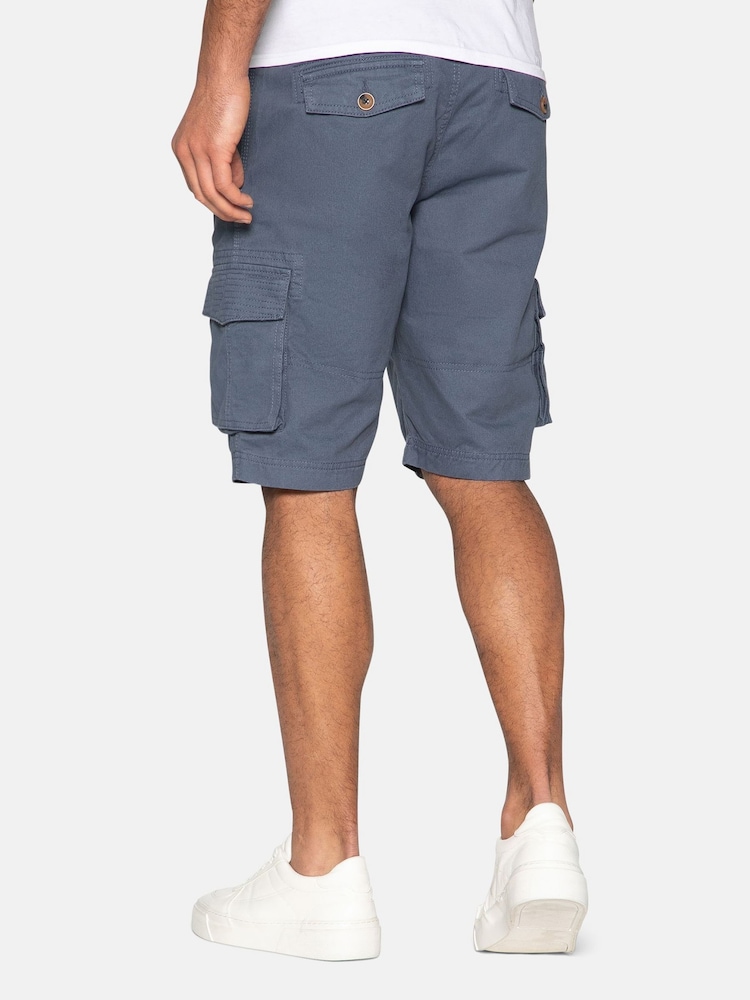 Azul - Pantalones cortos cargo de algodón 100 % de Threadbare - Imagen 2 de 4 Azul - Pantalones cortos cargo de algodón 100 % de Threadbare - Imagen 2 de 4