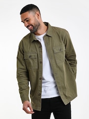 Threadbare Khaki Lightweight Jacket - Image 1 of 4