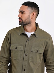 Threadbare Khaki Lightweight Jacket - Image 4 of 4