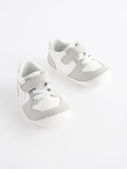 White/Neutral Standard Fit (F) Crawler Shoes - Image 1 of 5