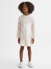 Vestido de mezcla de algodón con cordón ajustable Kendrix de Reiss - Imagen 3 de 7