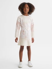 Vestido de mezcla de algodón con cordón ajustable Kendrix de Reiss - Imagen 6 de 7