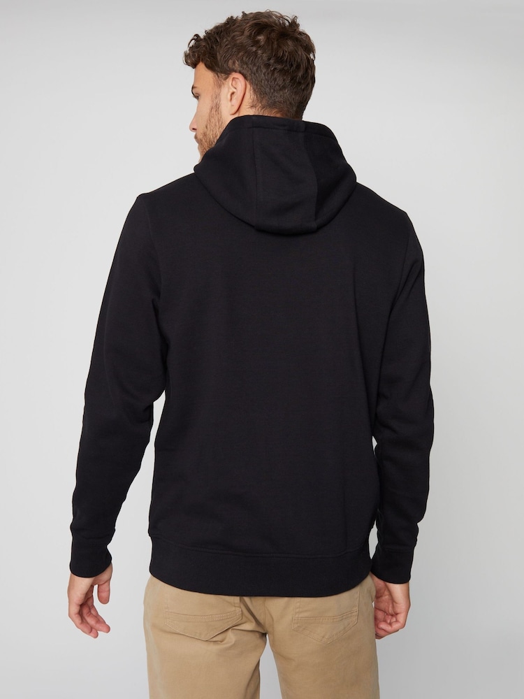 Threadbare Black Vintage Graphic Hoodie - Image 2 of 5