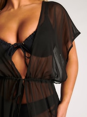 Boux Avenue Maxi Kaftan Beach Black Cover-Up - Image 4 of 5