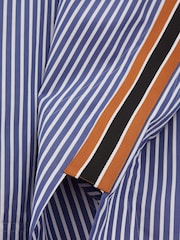 Camisa extragrande de algodón con rayas laterales Danica de Reiss - Imagen 5 de 6
