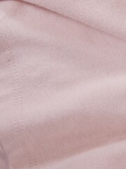 Reiss Pale Pink Terry 13-14 yrs Cotton Crew Neck Crop Top - Image 6 of 6